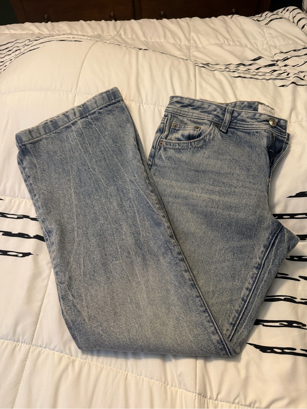 PacSun Light Wash Wide Leg Jeans